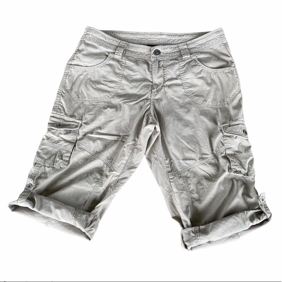 Kuhl Kontra Convertible Hiking Trail Crop Roll Tab Lightweight Stretch Size 8 - Picture 5 of 12